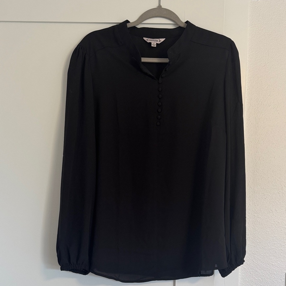 Nanette Lepore Black Blouse